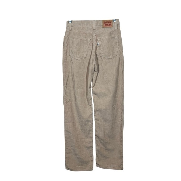 Levi’s Womens Tan Brown Corduroy ‘94 Baggy Pants Size 26 Cotton Loose Straight - Picture 5 of 11